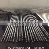 High Performance T38 T45 T51 3050mm 3660mm Rock Drill Rod/ Extension Rod