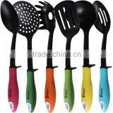 Amazon Hot Selling Utensils Silicone Kitchenware With Logo Design on Handle