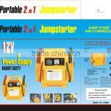 Portable 2 in 1 Car Air Compressor Jumpstarter