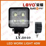 Manufacturers price Perfect waterproof led super bright work light 40w led truck work lights