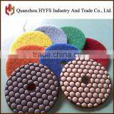 4" Resin Dry Polishing Pad for Concrete Floor Polishing on Polishing Machine