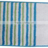 Anti-slip Colorful Polyester Bathroom Mat Well Used in Bathroom