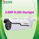 JAPAN NATURE 2.0MP H.265 HD Network Starlight 50M IR Bullet Camera