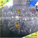 Clear inflatable balls for people play