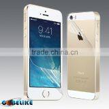 For IPhone 5s Front and Back Clear Screen Protector Manufactory in Shenzhen