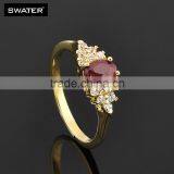 China Supplier Dubai Gold Engagement Rings Gold Design For Girls thumbnail-4