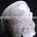 3.75 kg Big Tourmaline Skull Crystal Skull for Sale thumbnail-2