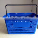 High Quality Plastic Supermarket Shopping Baskets RH-BPH28-2 For Supermarket Plastic Shopping Basket