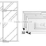 SF-050 Glass Patch Fitting/Center Lock Stainless Steel 201/304 Grade Cover Aluminum Alloy Inside With Accessories thumbnail-6