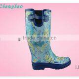 Sales Woman Shoe Fashion Lady Rubber Cheap Rain Boots