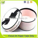 Custom Pink Round Hard Paper Gift Box
