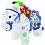 DIY Toy Coloring Washable Pony With 4 Markers thumbnail-2