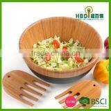 2016 Xiamen HBD- High Quality Wood Bamboo Serving Bowls thumbnail-4