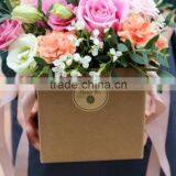 High Quality Kraft Paper Box for Flower Packaging