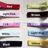 Single Prong Grosgrain Ribbon Lined Alligator Hair Clip (FCK-100950025-A) thumbnail-1