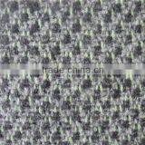 Wool Tweed Fabric With Green Background