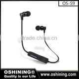 Noise cancelling portable sport bluetooth stereo earphone cheap wholesale (OS-S9)
