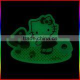 Hello&Kitty Glow in the Dark Cartoon Sticker thumbnail-1