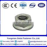 Carbon Steel DIN6923 Hex Flange Nuts Serrated Zinc Plated and Black thumbnail-2