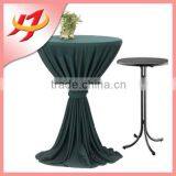 Hot Sale Cheap Custom Lycra Spandex Round High Bar Cocktail Table Cloth for Wedding thumbnail-1