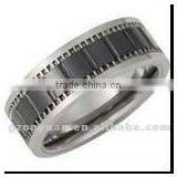 Tungsten Ceramic Combination Ring thumbnail-1