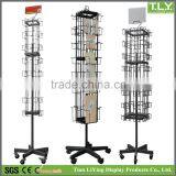 SSW-CM-101 Rotatable Metal Pictures Display Racks with Casters