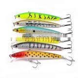 Hot sale 10cm 9g artificial wobblers laser minnow hard lure fishing tackle.