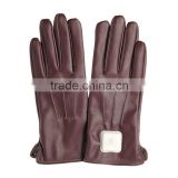 New design women bluetooth call touch screen PU leather gloves P-EWB030