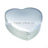Tin Box Manufacture Mini Gift Tin Tool Box Heart Shaped Chocolate Box