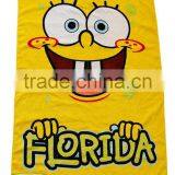 100% Cotton terry face towel in pigment print