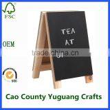 Cheap 8 Inch Tabletop Wooden Easel Blackboard Legno Lavagna thumbnail-1