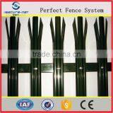 Triple Point Palisade Steel European Style Fence With Long Service Life