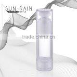 Professional Spring Outside Empty Silver Cosmetic Plastic Airless Bottle 50ml thumbnail-1