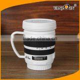 2017 New Style White 400ML Camera Lens Coffee Cup Mug thumbnail-2