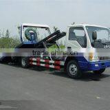 4x2 JAC Diesel 4 Ton Flatbed Tow Truck Wrecker thumbnail-1