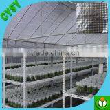 Black and white woven fabric greenhouse film, hdpe plastic film, rain cover heat resistance hydropnic film