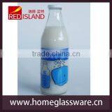 1L Glass Milk Sealed Bottle thumbnail-6