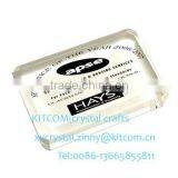 Printed Rectangular Crystal Paperweight thumbnail-1