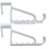 Power Coated Stainless Steel Over Door Clothes Hanger Hook thumbnail-2