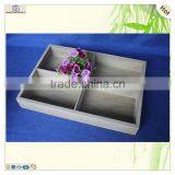 Antique Feature Horticultural Decoration Paulownia Wooden Plate Tray thumbnail-5