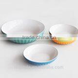 5pcs Pasta Bowl Set,stoneware With Solid Color thumbnail-1