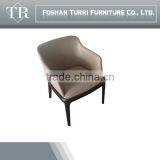 Simple Design Modern Solid Wood and Leather Dinning Chair thumbnail-3