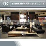 High Quality Luxury Furniture Top Grain Leather Sectional Sofa Set thumbnail-4