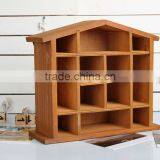 The Wooden House Hanging Storage Cabinet,Desktop Storage Box thumbnail-3