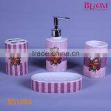 China Supplier Colorful Bathroom Accessories Set thumbnail-6