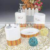 2015 Ceramic Bathroom Set Fashion Design Wiht English Letter thumbnail-3