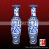 Wholesale hand painting blue and white ceramic flower vase bulk