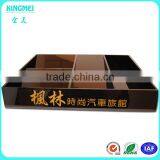 KM-GP32 High Quality Black Acrylic Serving Trays With Handles ,home Storage Organization Storage Acrylic Trays thumbnail-2