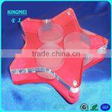 Star Shape Crystal Clear Acrylic Block Display for Jewelry,acrylic Finger Ring Display thumbnail-1