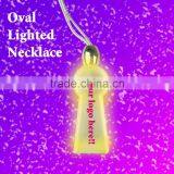 Keyhole Shape Lighted Necklace thumbnail-1